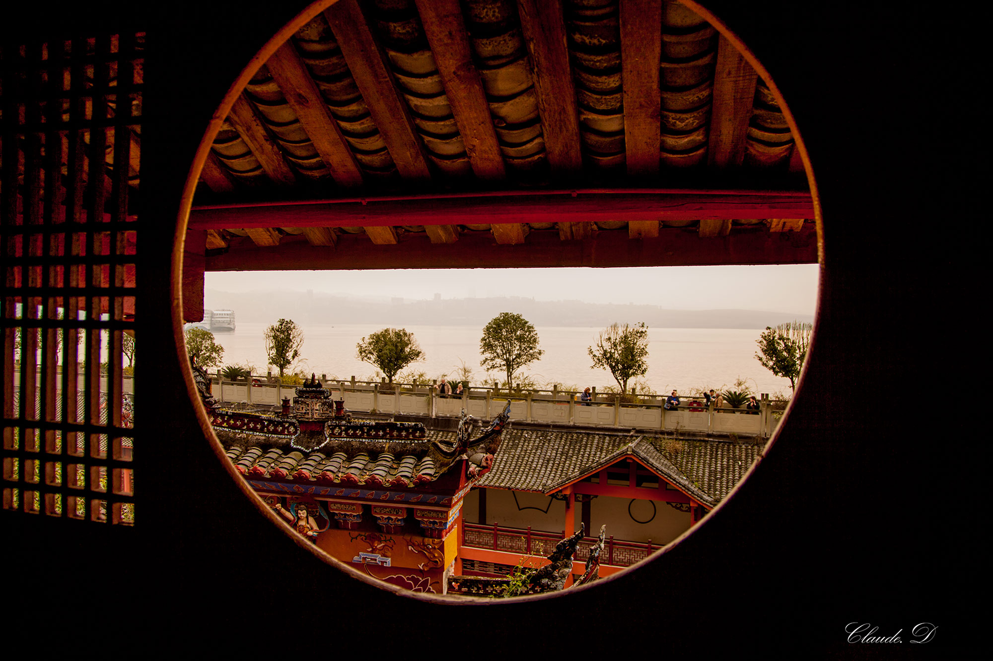 Claude-Chine-Pagode--sur-Yang-Tse-