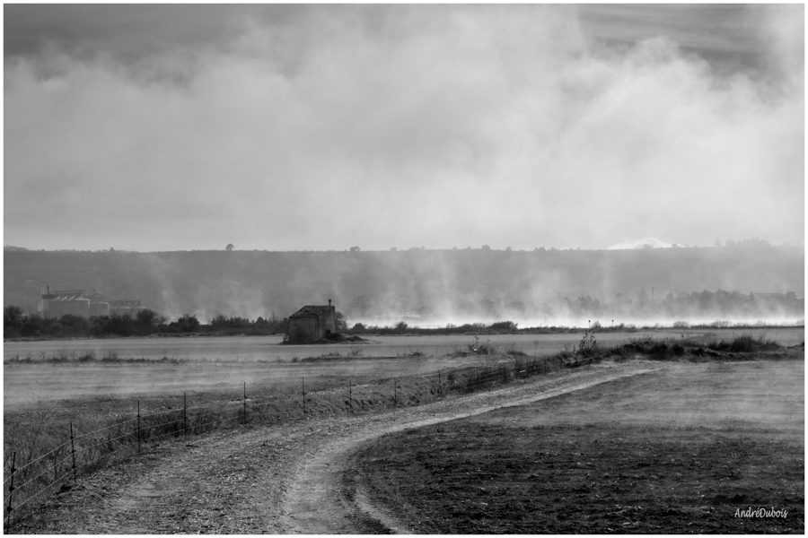 De la brume "eau" nuages print